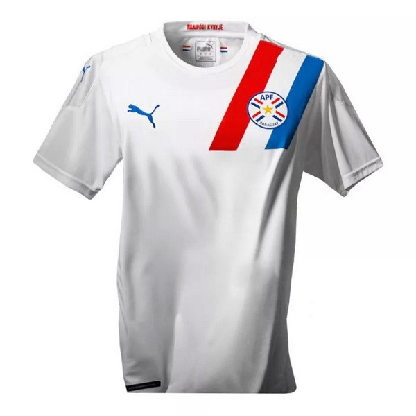 Camiseta Paraguay 2ª Kit 2020 Blanco